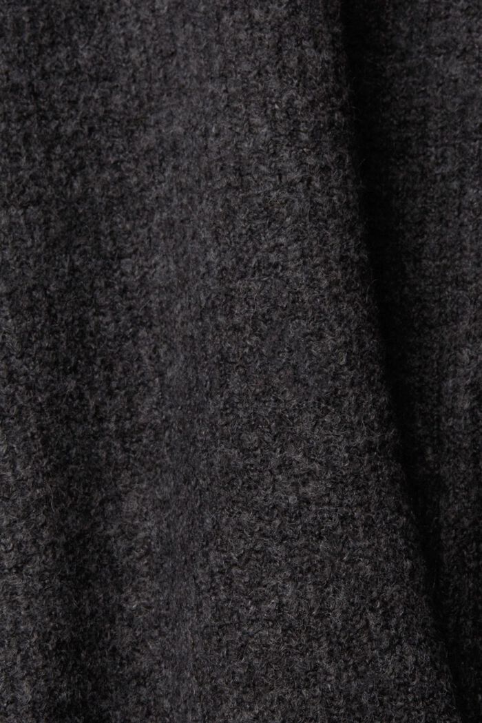 CURVY Strickpullover aus Wollmix, ANTHRACITE, detail image number 1