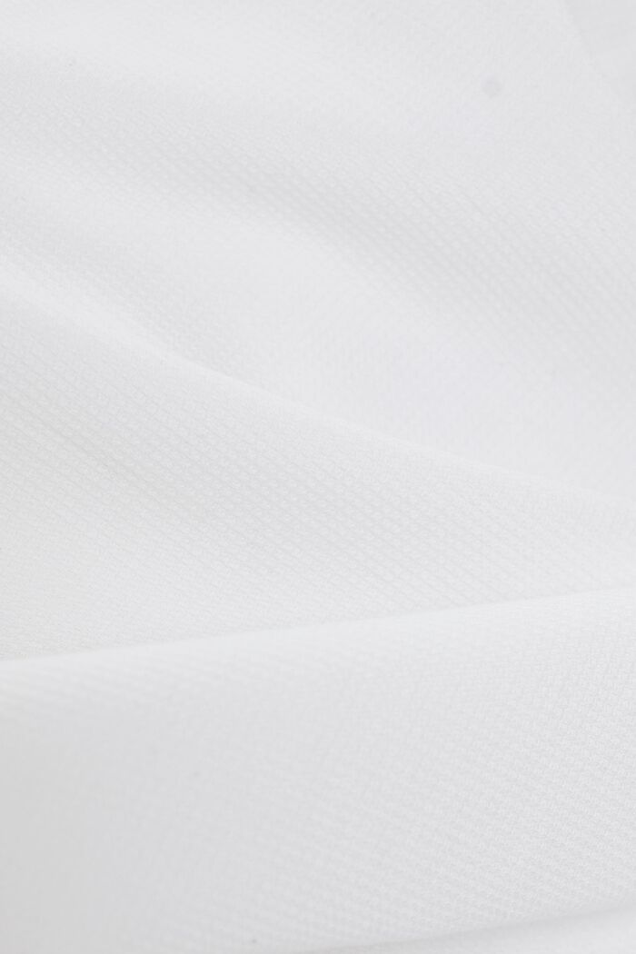 Hemd mit Stegkragen aus Baumwolle, WHITE, detail image number 4