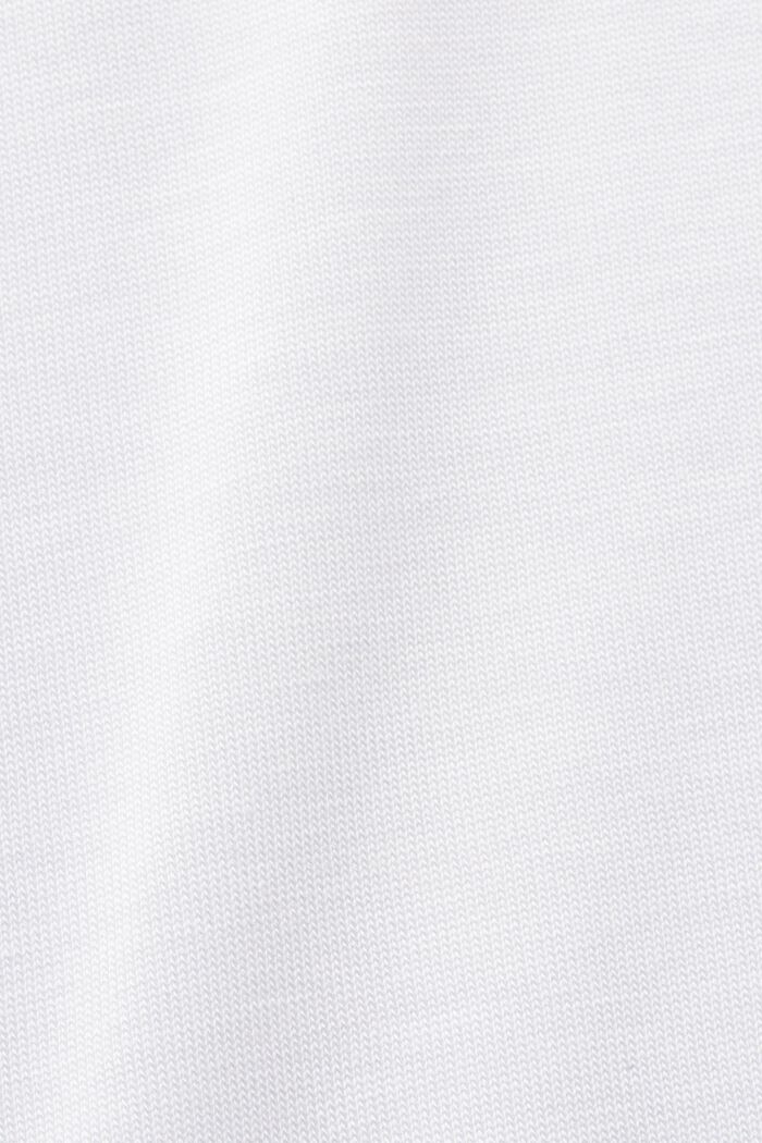 T-Shirt mit V-Ausschnitt, TENCEL™, WHITE, detail image number 5
