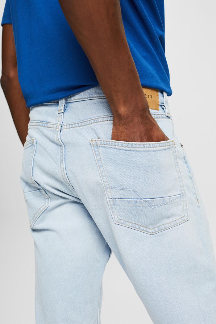 Stretch-Jeans aus Bio-Baumwolle, BLUE BLEACHED, detail image number 5