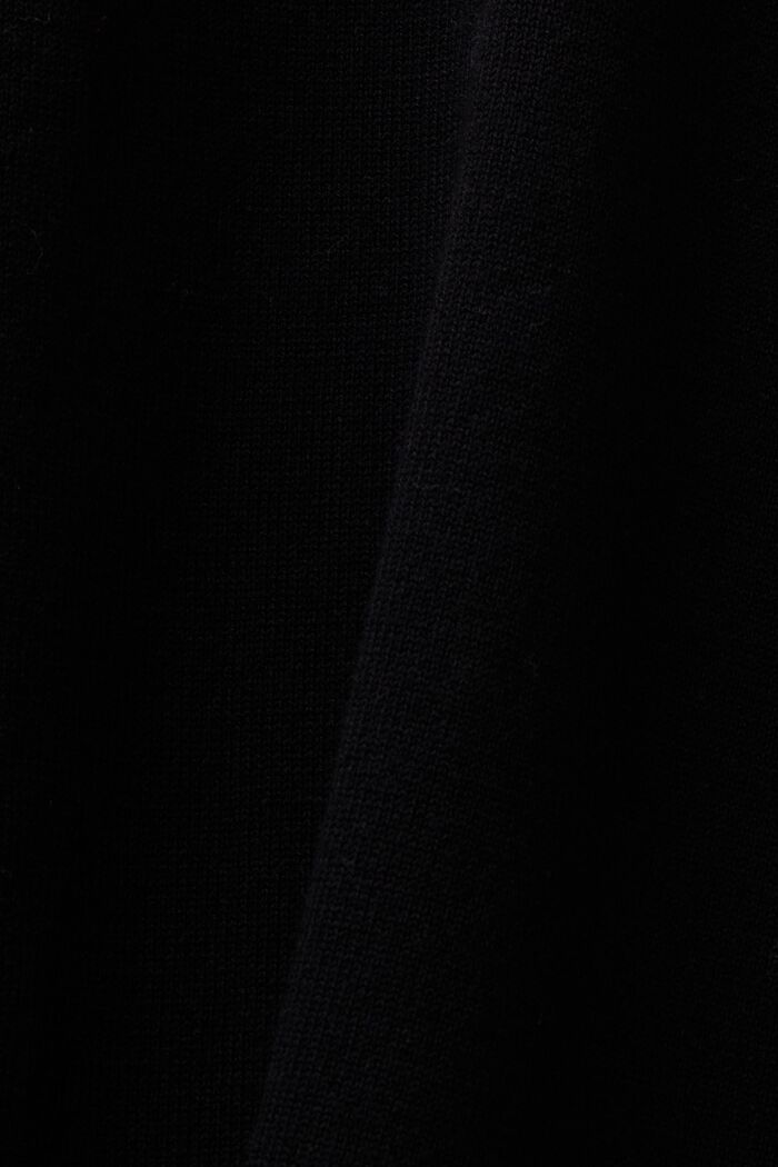 Rollkragenpullover mit Fledermausärmeln, BLACK, detail image number 7