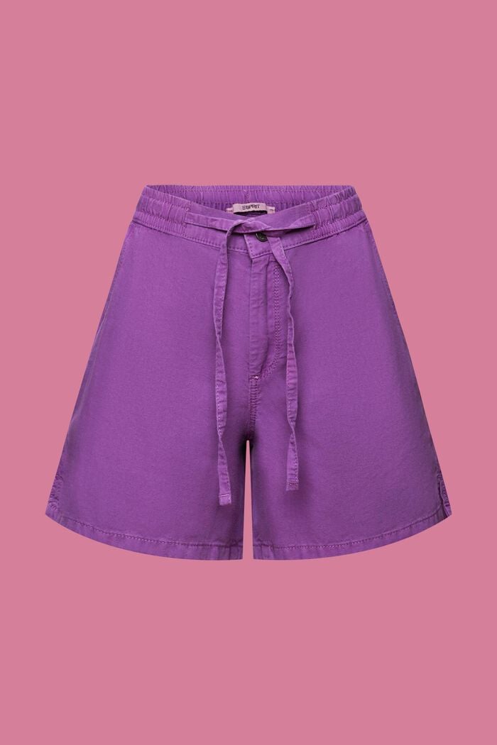 Shorts im Casual-Look mit elastischem Bund, PURPLE, detail image number 6