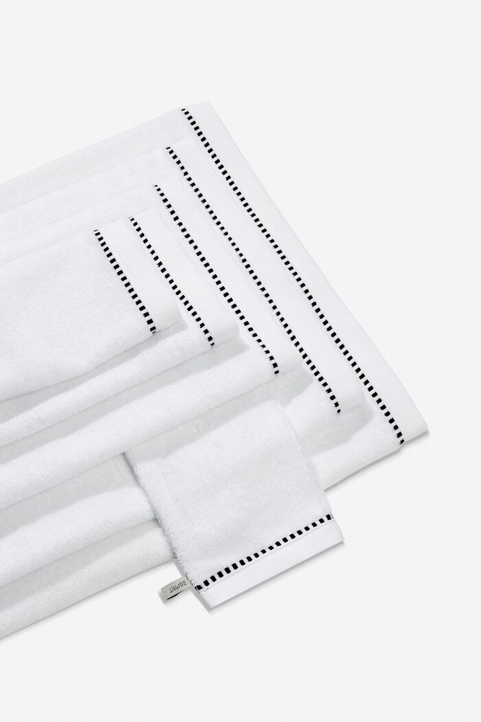 Mit TENCEL™: Handtuch-Serie aus Frottee, WHITE, detail image number 4