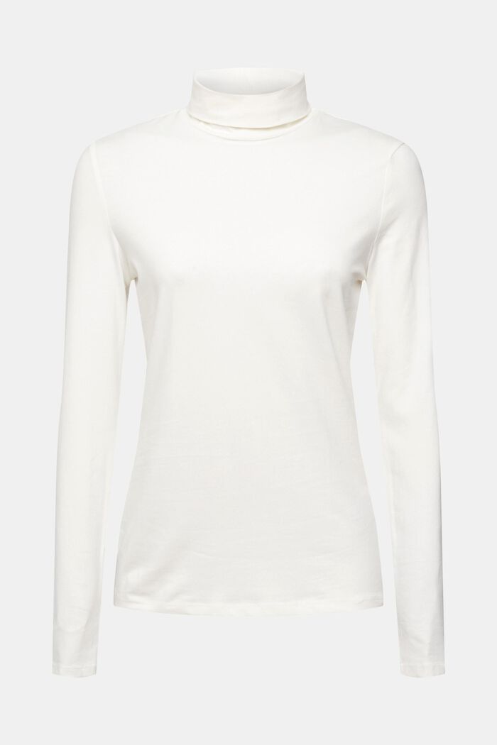 Longsleeve mit Turtle-Neck, OFF WHITE, detail image number 2