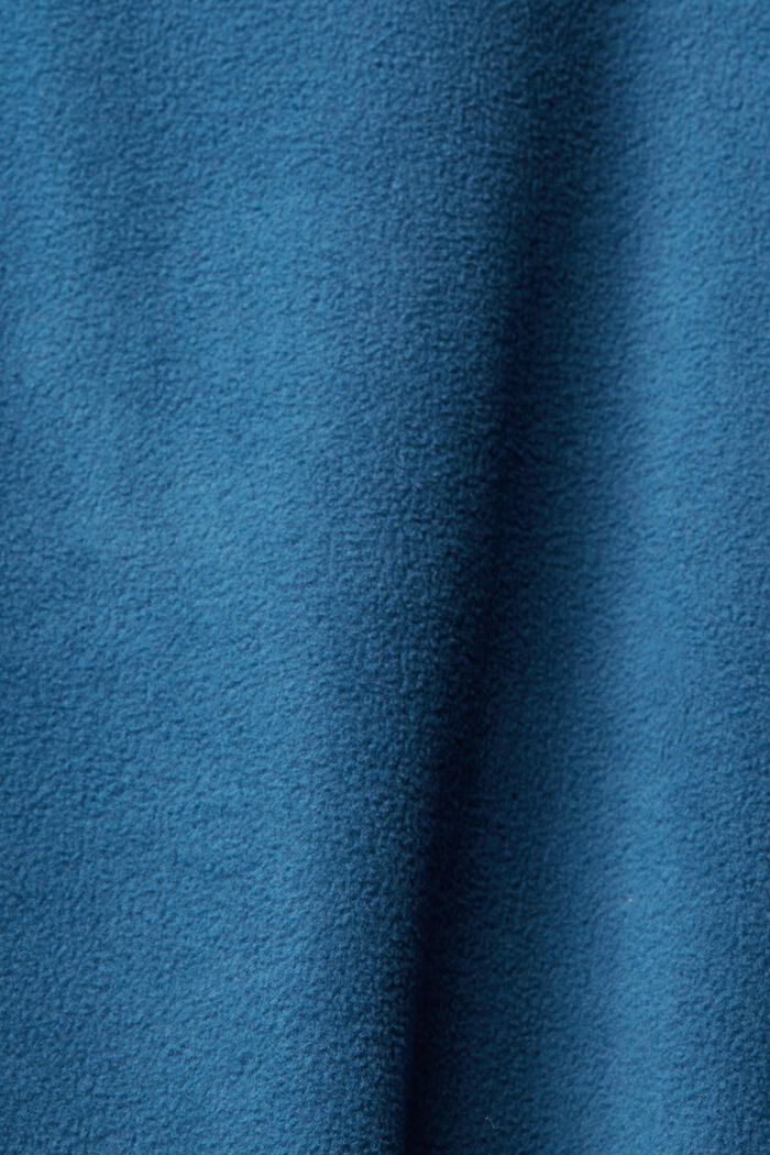Fleece-Sweatshirt mit Kapuze, PETROL BLUE, detail image number 5