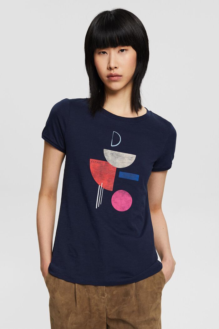 T-Shirt mit Print, 100% Organic Cotton