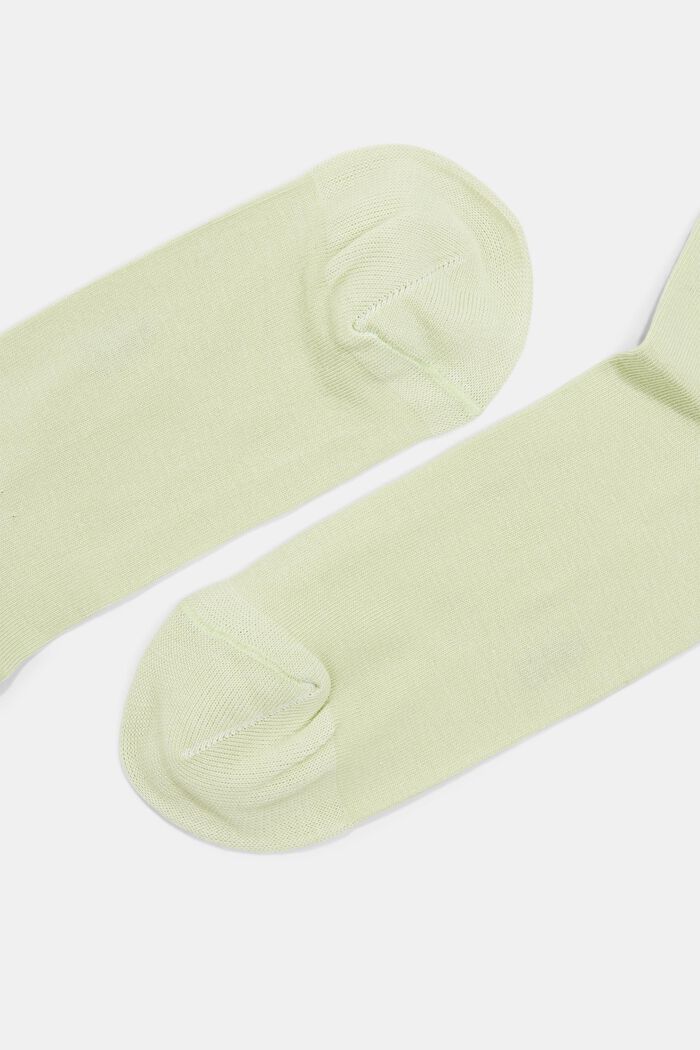Socken mit Rollbündchen aus Baumwoll-Mix, LIGHT GREEN, detail image number 1