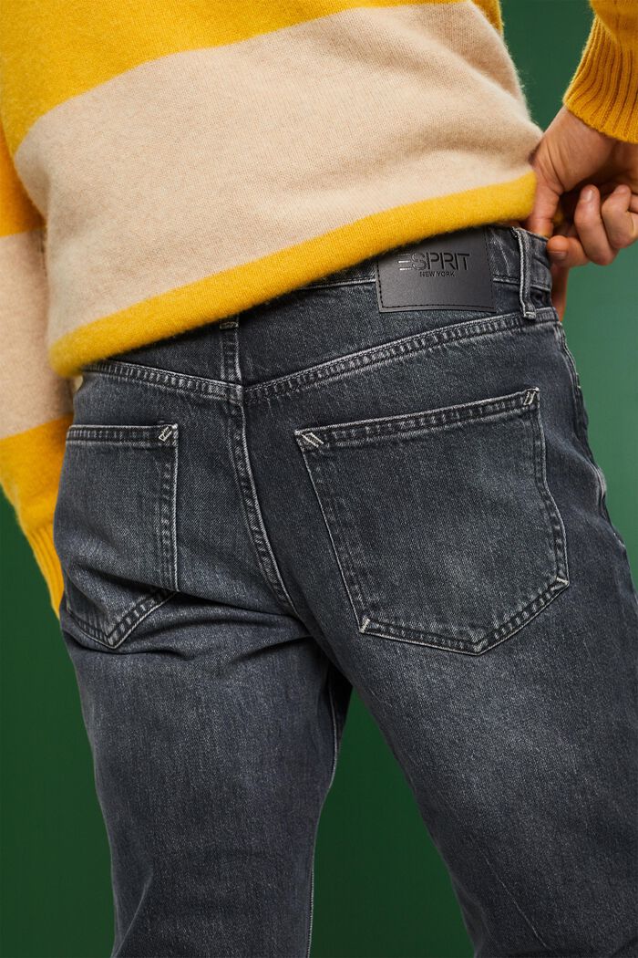 Retro-Jeans mit gerader Passform, BLACK MEDIUM WASHED, detail image number 3