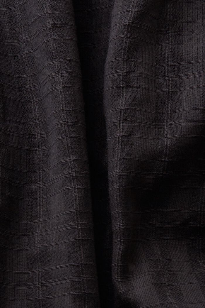 Ärmellose Bluse im zweilagigen Design, BLACK, detail image number 5