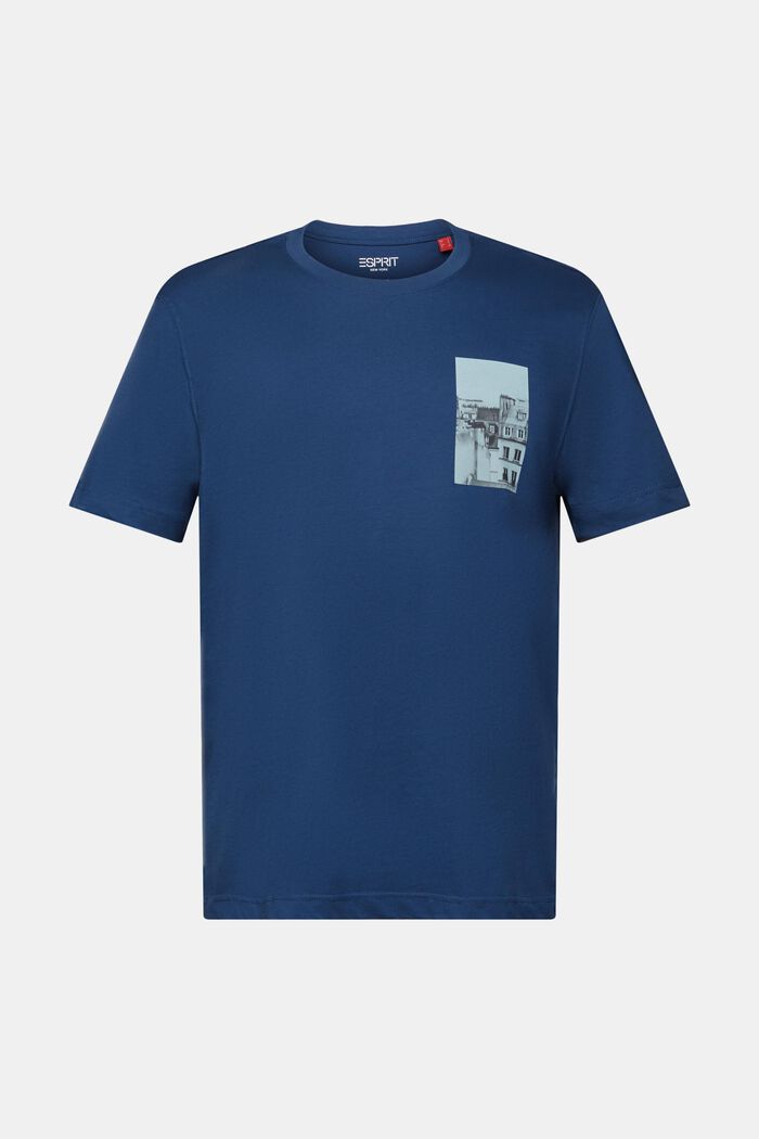 T-Shirt mit Print auf Vorder- und Rückseite, GREY BLUE, detail image number 6