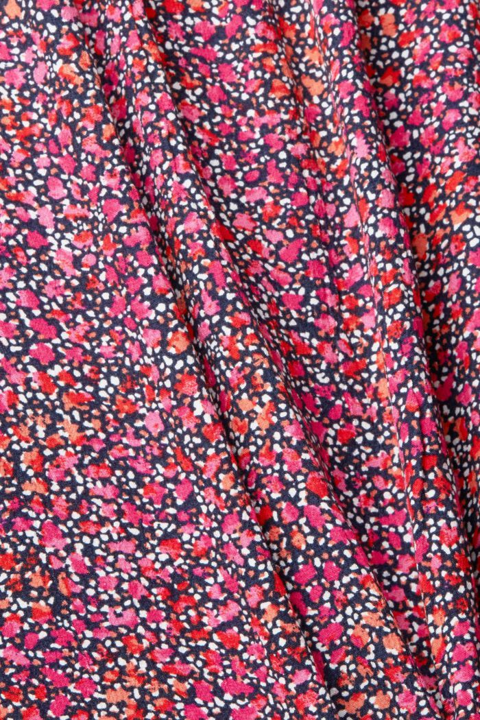 CURVY Kleid mit Blumen-Print, LENZING™ ECOVERO™, NAVY, detail image number 1