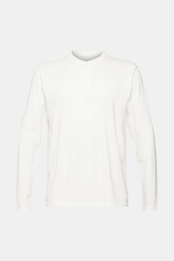 Henley-Longsleeve, OFF WHITE, detail image number 2