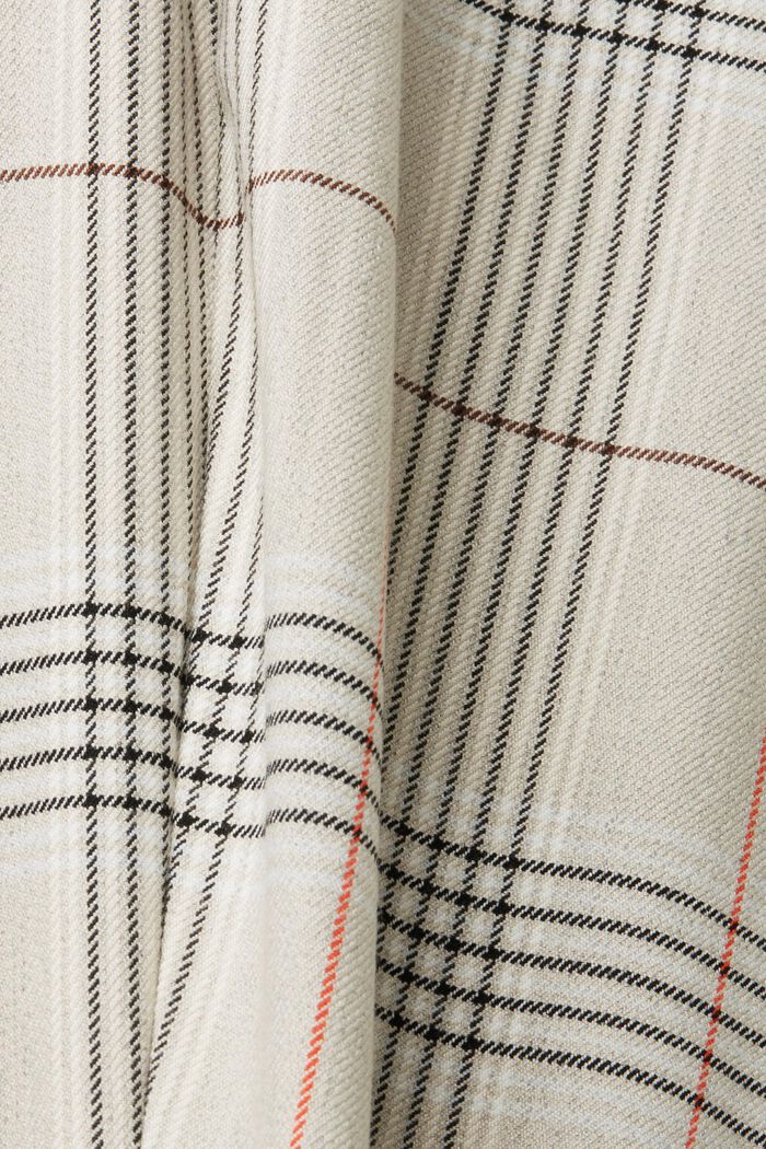 Karohose in Cropped-Länge, LIGHT TAUPE, detail image number 5