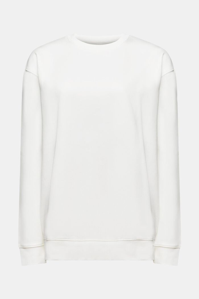 Sweatshirt aus Baumwollmix, OFF WHITE, detail image number 6