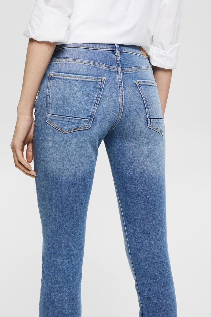 Stretch-Jeans aus Organic Cotton, BLUE LIGHT WASHED, detail image number 0