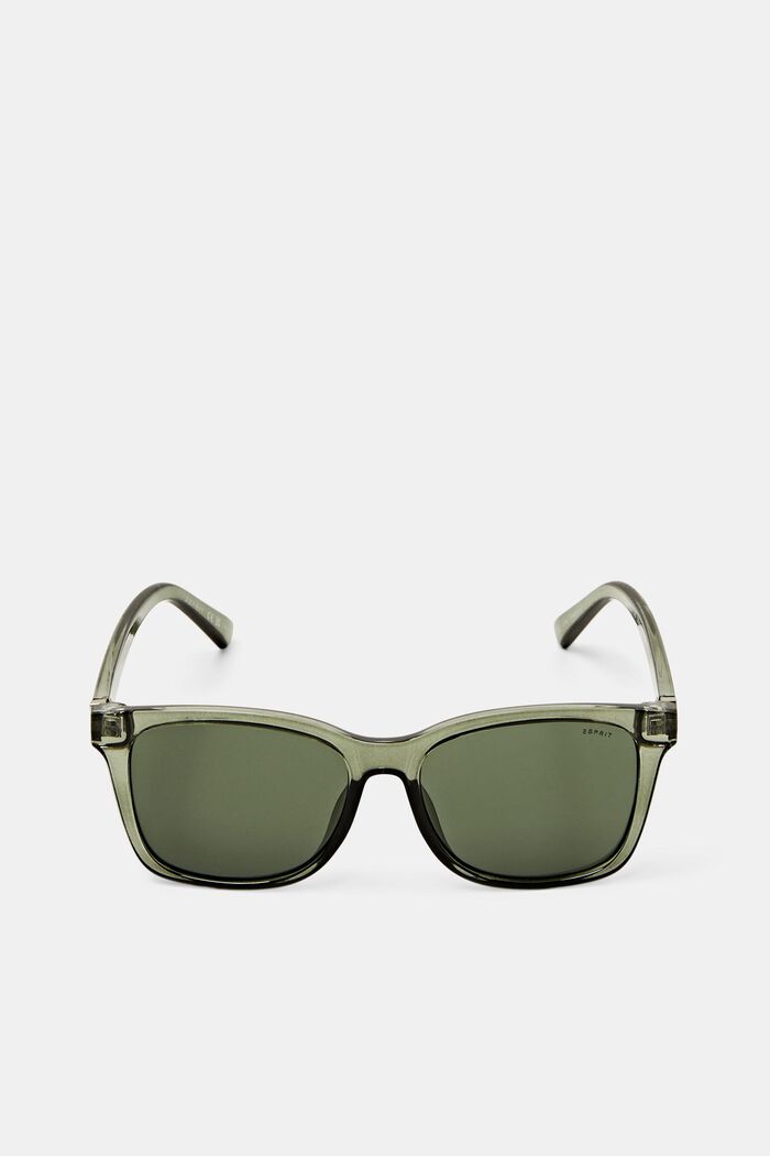 Kantige Sonnenbrille, OLIVE GREEN, detail image number 0
