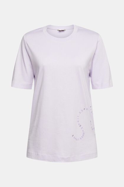 Mit TENCEL™: T-Shirt mit Print, LILAC, overview
