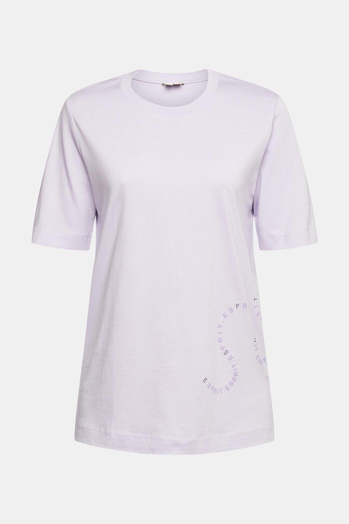 Mit TENCEL™: T-Shirt mit Print, LILAC, detail image number 5