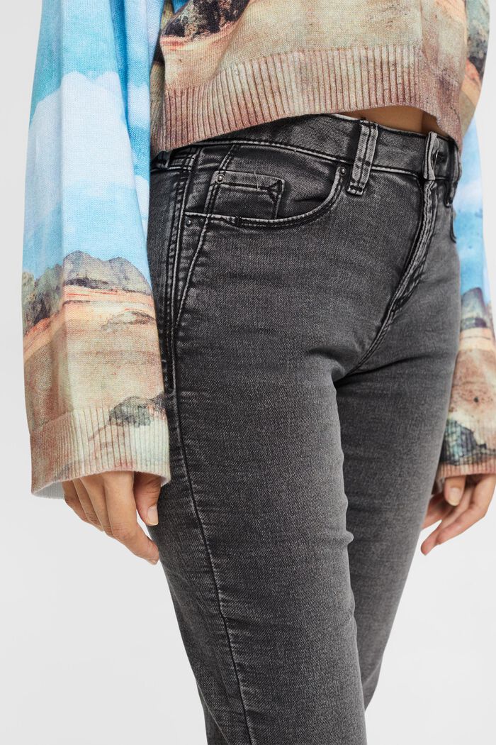 Elastische Slim-Fit Jeans, BLACK MEDIUM WASHED, detail image number 2
