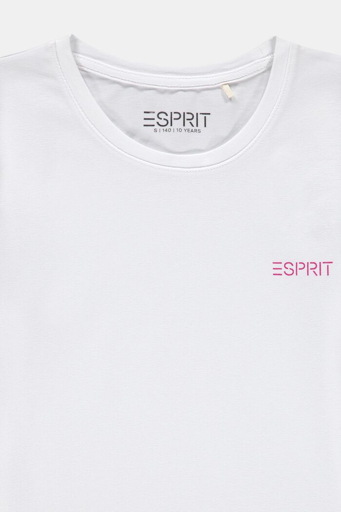 2-er-Pack T-Shirts aus 100% Baumwolle, WHITE, detail image number 2