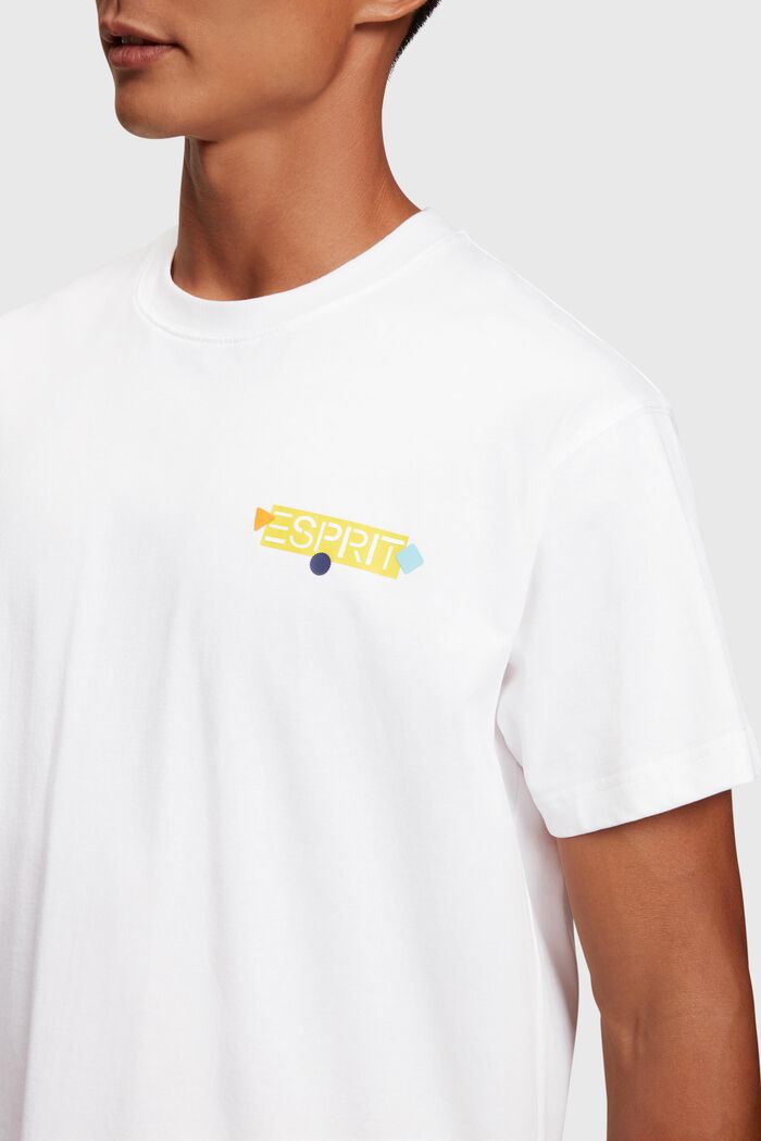 Yagi Archive T-Shirt mit Grafik-Logo, WHITE, detail image number 2