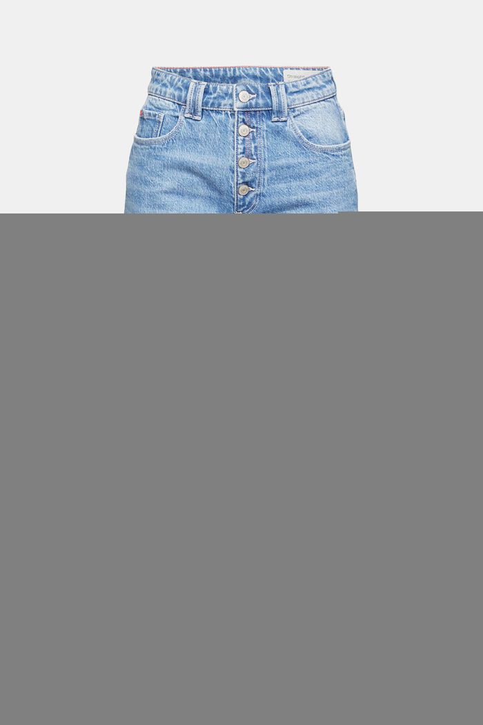 Jeans mit Knopfleiste, BLUE MEDIUM WASHED, detail image number 6