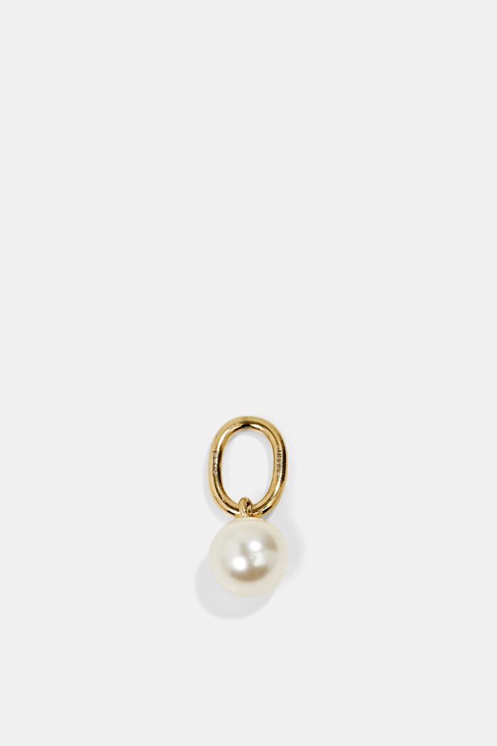 Perlen-Anhänger aus Edelstahl, GOLD, detail image number 0