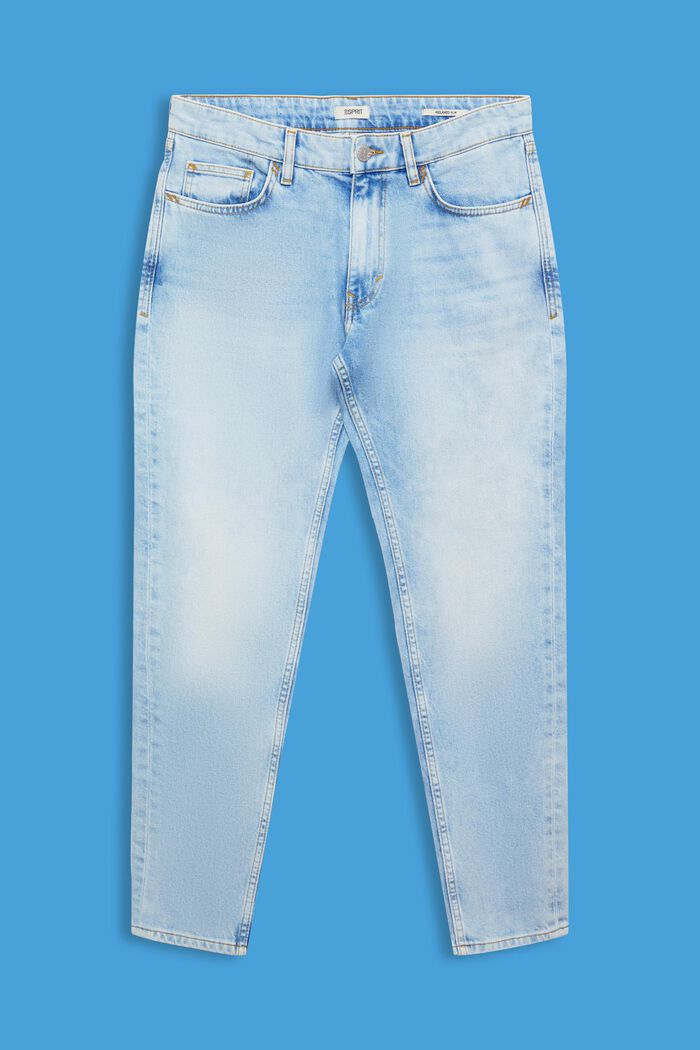 Lockere Stretch-Jeans, BLUE MEDIUM WASHED, detail image number 7