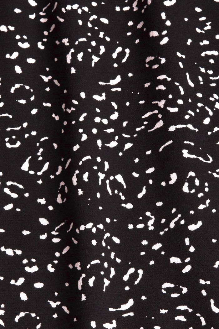 Print-Kleid aus LENZING™ ECOVERO™, BLACK, detail image number 4