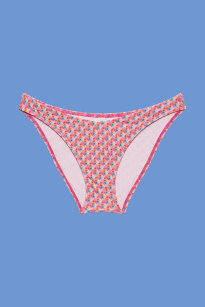 Bikini-Minislip mit geometrischem Muster