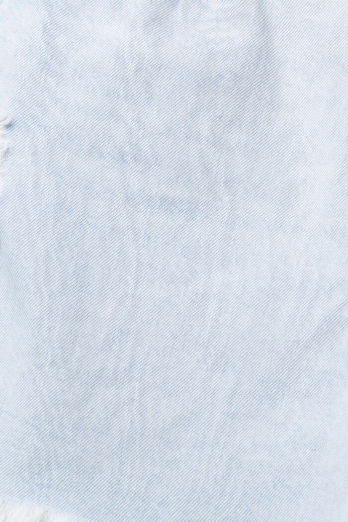 Jeans-Shorts mit Destroyed-Effekten, BLUE LIGHT WASHED, detail image number 6