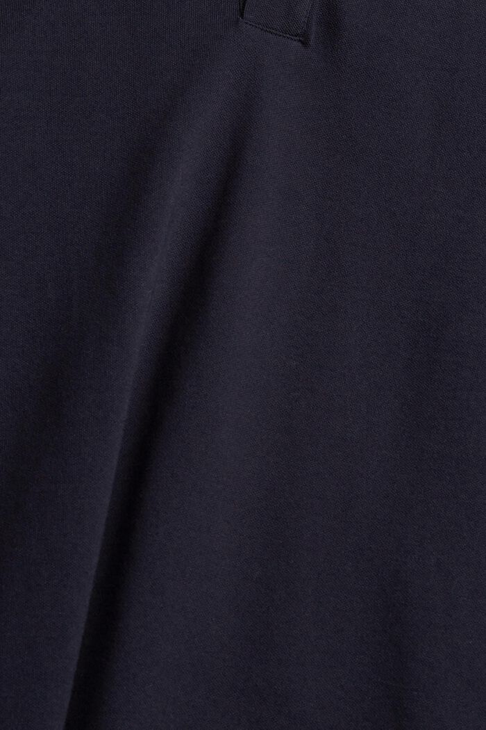 Piqué-Poloshirt mit Logodetail, NAVY, detail image number 1