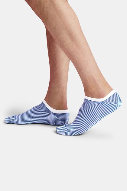 2er-Set Knöchelhohe Socken im Streifendesign