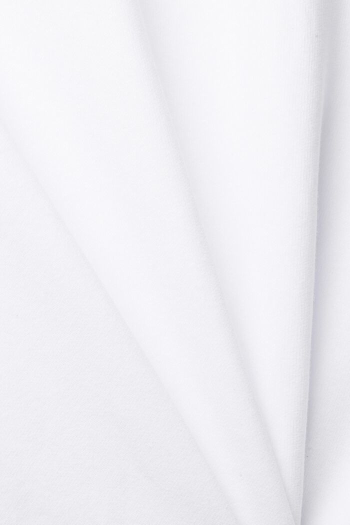 Recycelt: unifarbenes Sweatshirt, WHITE, detail image number 2