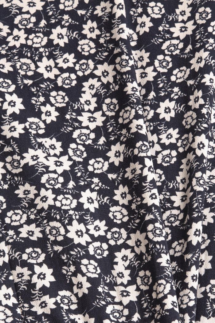 Print-Kleid aus LENZING™ ECOVERO™, NAVY, detail image number 4