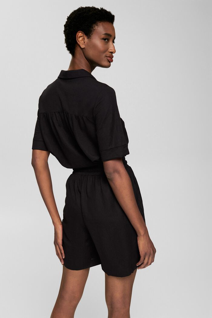 Bermuda-Shorts aus Feinstrick, BLACK, detail image number 5