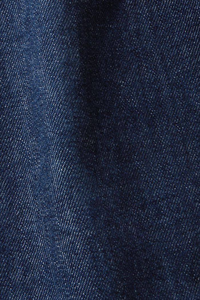 Jeans mit geradem Bein und mittlerer Bundhöhe, BLUE RINSE, detail image number 6