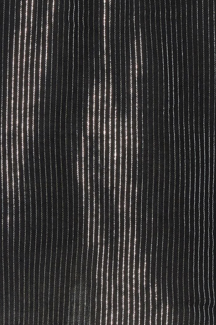 Hemdblusenkleid mit Glitzerstreifen, BLACK INK, detail image number 5