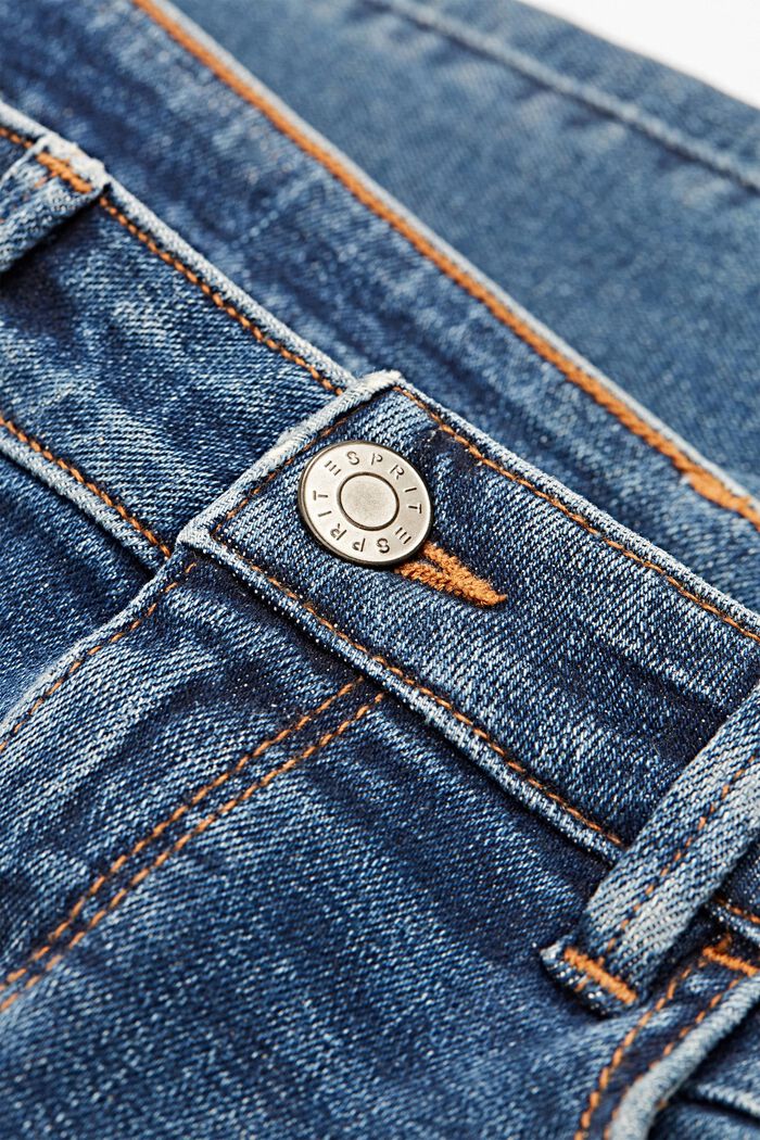 Stretch-Jeans aus Organic Cotton, BLUE MEDIUM WASHED, detail image number 6