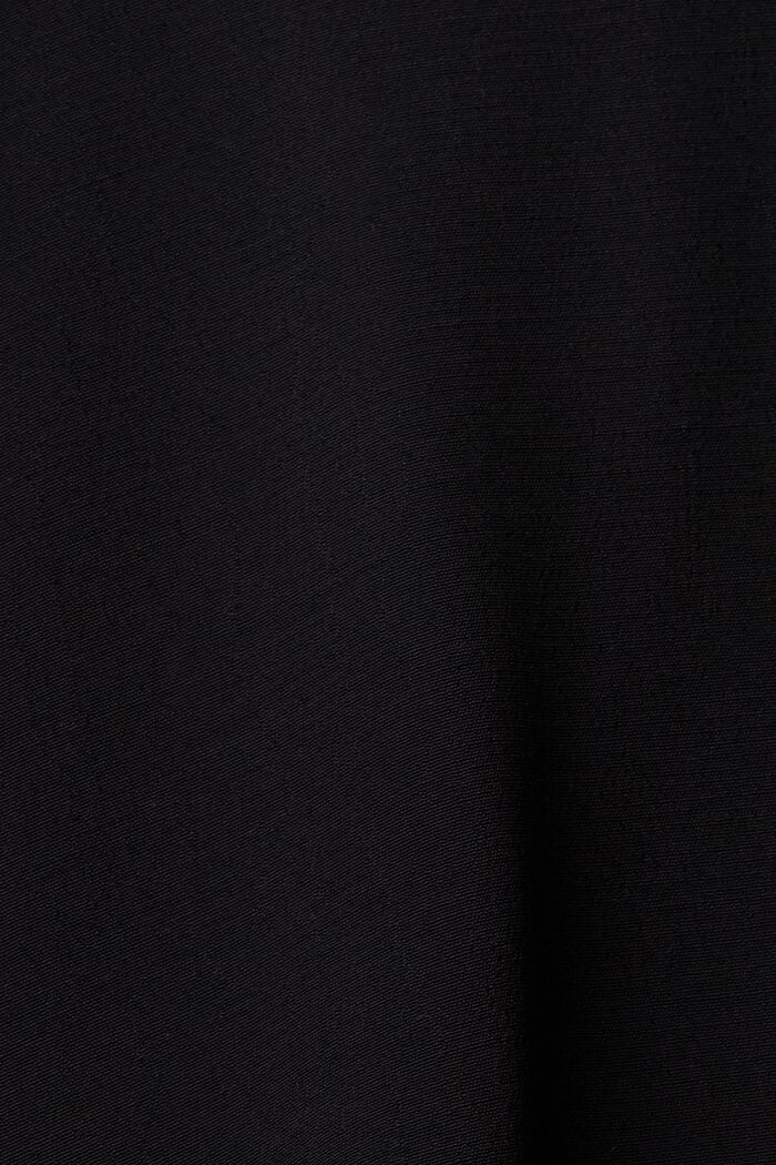T-Shirt in Hemdblusen-Optik, BLACK, detail image number 5