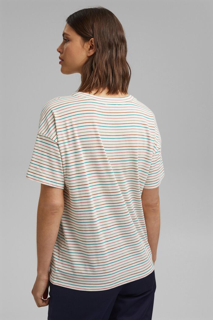 Streifen-Shirt aus Bio-Baumwolle/TENCEL™, OFF WHITE, detail image number 3
