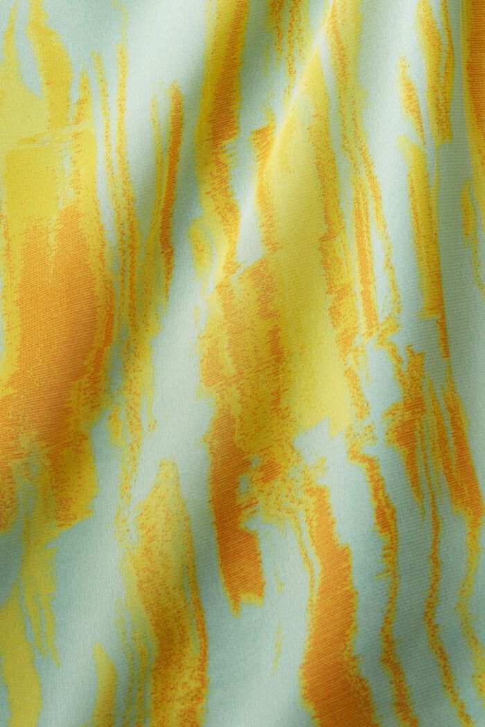 Crêpe-Chiffon-Bluse mit Print, CITRUS GREEN, detail image number 5