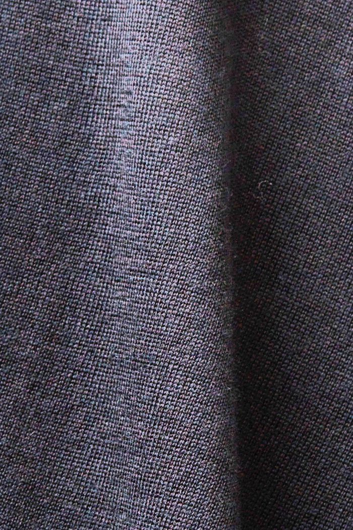 Rollkragenpullover aus Wolle, BLACK, detail image number 5