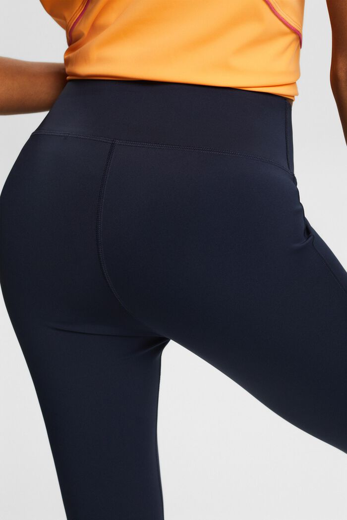 Recycled: Active-Leggings mit E-DRY, NAVY, detail image number 3