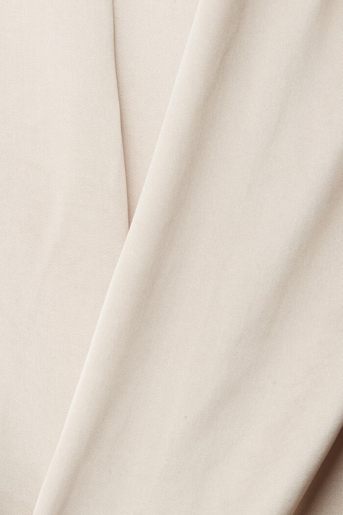 Material-Mix-Shirt mit LENZING™ ECOVERO™, LIGHT TAUPE, detail image number 4