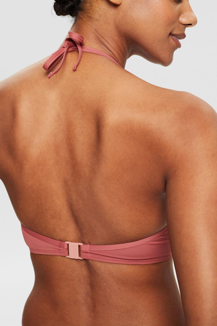 Recycelt: wattiertes Two-Tone-Top, BLUSH, detail image number 3