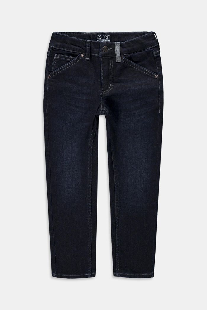Jeans mit Verstellbund, BLUE RINSE, detail image number 0