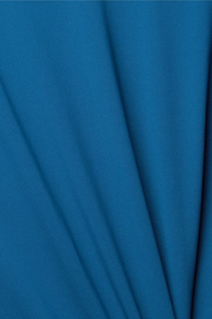 Recycelt: Active-Longsleeve mit E-DRY, PETROL BLUE, detail image number 4