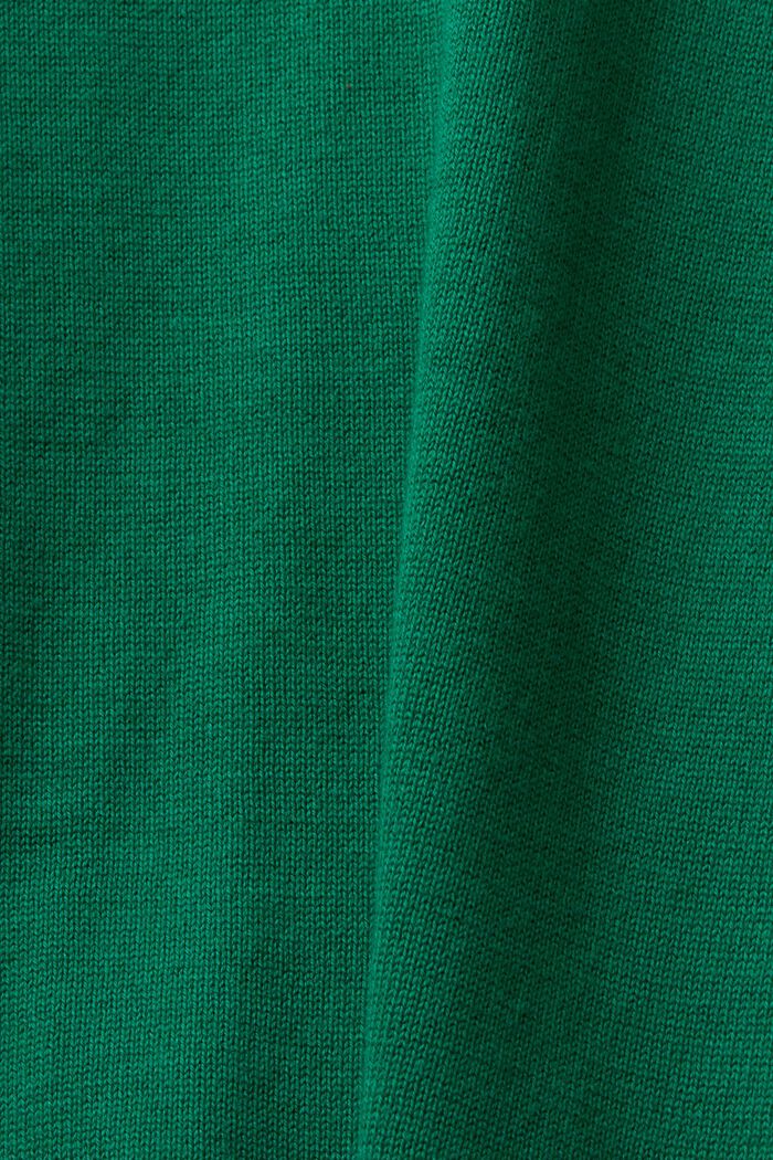 Oversize Pullover, 100 % Baumwolle, DARK GREEN, detail image number 6