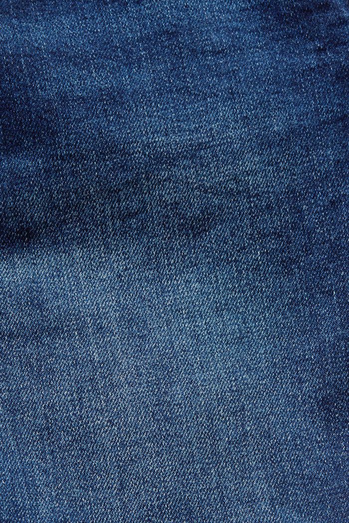 Jeans-Shorts mit mittelhohem Bund, BLUE DARK WASHED, detail image number 5